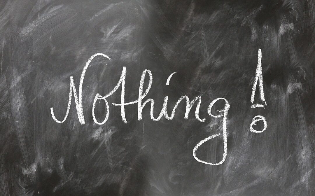 Doing nothing? Nothing doing